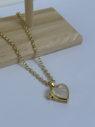 Collana medaglione 18k e - collana, gf