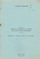 Racioppi e l'agiografia di