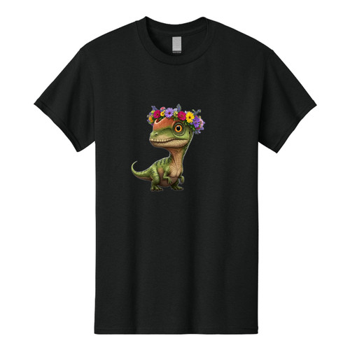 Rex with flowers shirt - t-rex-with-flowers, t-shirt