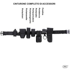 Cinturone Nero Completo +