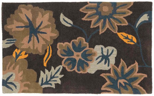 Tappeto lana fiori 90x150 - in,