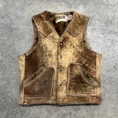 Giacca gilet pelle - , scamosciata