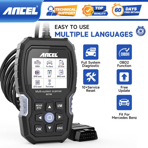 Scanner ancel bz700 obd2 - scanner,