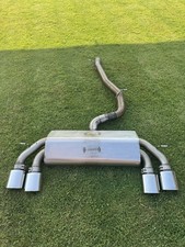 Milltek VW Golf R Mk7.5 Cat BackExhaust Non Resonated Oval Tips - NON VALVE