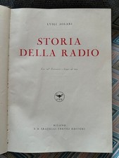 STORIA DELLA RADIO  Luigi Solari 1939 GUGLIELMO MARCONI onde elettriche 