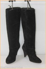 Stivali neri in pelle