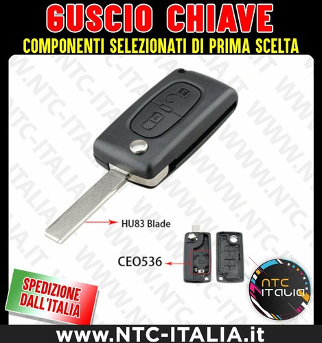 Guscio chiave cover - guscio, peugeot