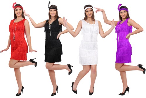 Abito donna flapper fantasia - donna,