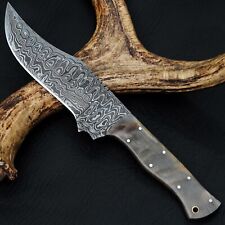 coltello fatto a mano in acciao dmasco forgiato 