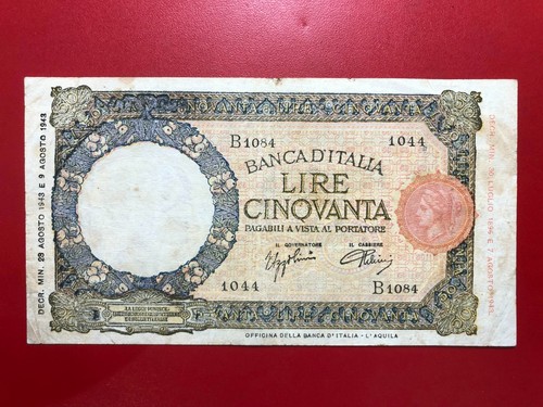 Regno italia lire lupa - 50,
