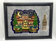 Coca-Cola Edizione Limitata Anni 50 Diner 9 Pezzi Puzzle Pin Set Incorniciato 379/1000