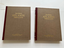 Nuovo Atlante Treccani 2 volumi cartografia Turing Italiano 1995