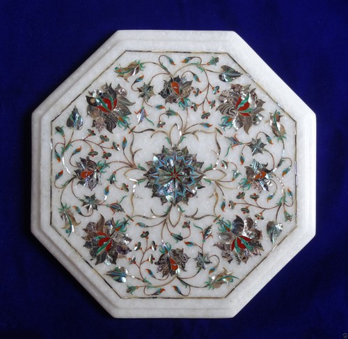 Tavolino laterale marmo - laterale, 12"
