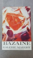 BAZAINE - Manifesto da esposizione - RARITÀ - Galleria Maeght 