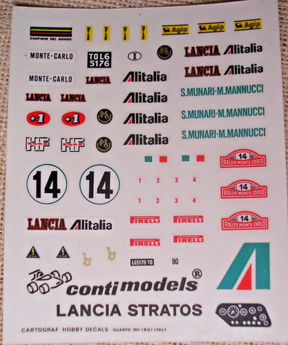 Decal lancia - decal,