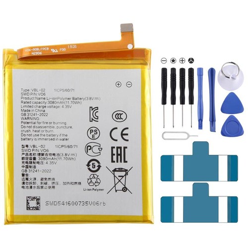 Batteria vbl v06 - vbl-02, mah