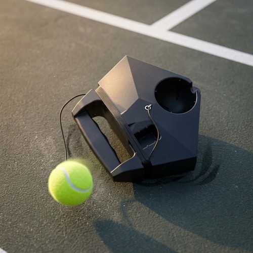 Allenatore tennis con palla - da,