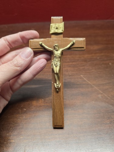 Religious wooden cross - wooden,