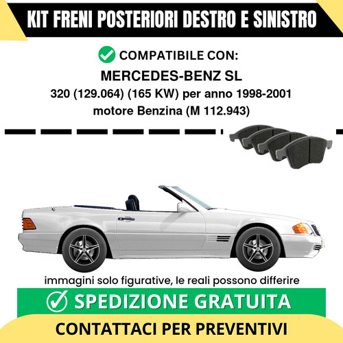 Pastiglie freno posteriori - pastiglie,