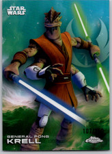 2025 Topps Chrome Star Wars Generale Pong Krell /150 #119