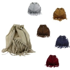 Borsa a secchiello vera pelle