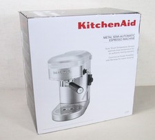 KitchenAid Macchina da espresso semiautomatica in metallo nera KES6503SX spedizione gratuita!