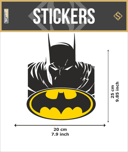Adesivo batman eroe adesivi - batman,