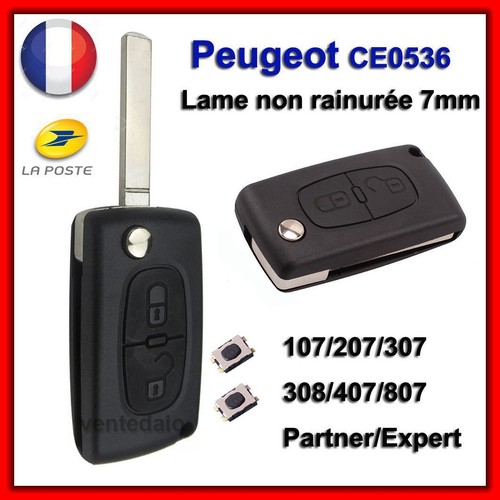 Guscio chiave per peugeot - per, 107