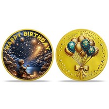 Moneta sfida buon compleanno