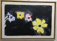 MARIO SCHIFANO SMALTO E ACRILICO SU TELA AUT.FONDAZIONE CM 70X100 CERTIFICATO