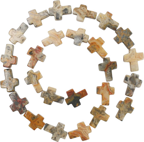 25pz perline croce - perline, per
