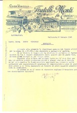 1948 GALLARATE (VA) Casa vinicola FRATELLI MONTI fu Enrico su offerta vini 