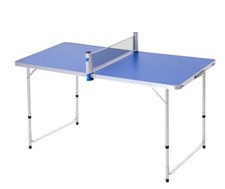 Tavolo pieghevole in alluminio da campeggio/ping-pong 160x80cm