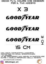 ADESIVI LOGO  STICKERS GOOD  YEAR COMPATIBILI MOTO AUTO GP SPONSOR TECNICO GOMME