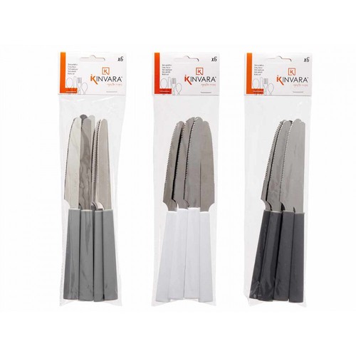 Coltelli tavola acciaio - da, set