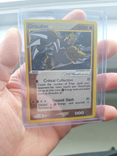 Groudon gold star custom fan - star,