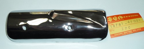 Marmitta scudo termico destro