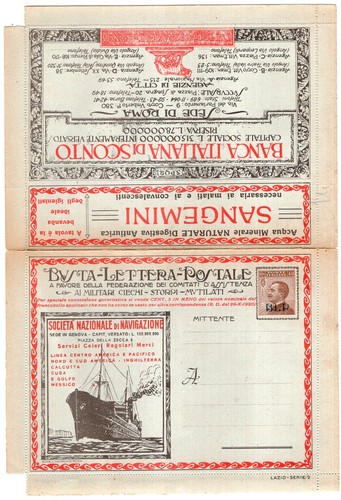 Italia busta lettera postale - italia,, busta-lettera-postale