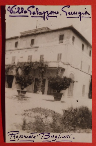 Cartolina perugia villa - cartolina,