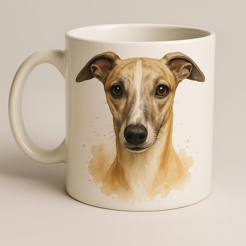 Whippet tazza acquerello brew - whippet,