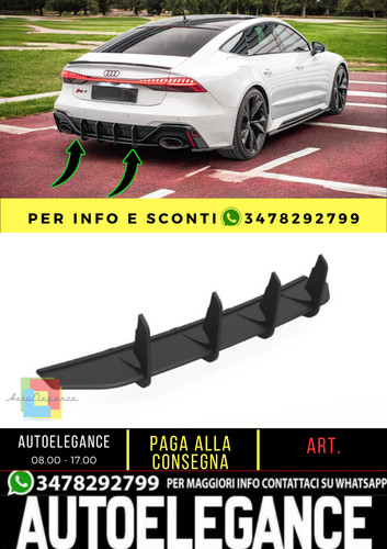 🔥Diffusore posteriore nero
