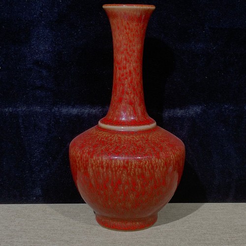 Vaso smaltato rosso
