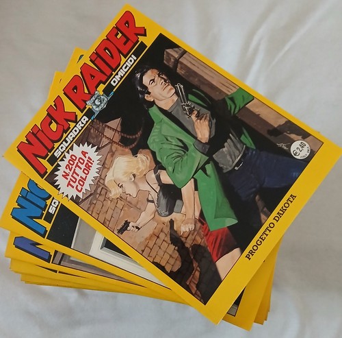 Lotto fumetti nick - nick, raider