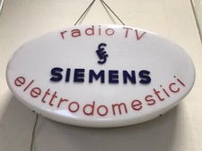 ?Insegna Luminosa SIEMENS Vintage Anni 60 70 Design Modernariato Tabella Targa