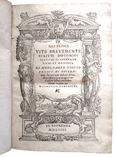 GIOVIO " Elogi. Vite Uomini di