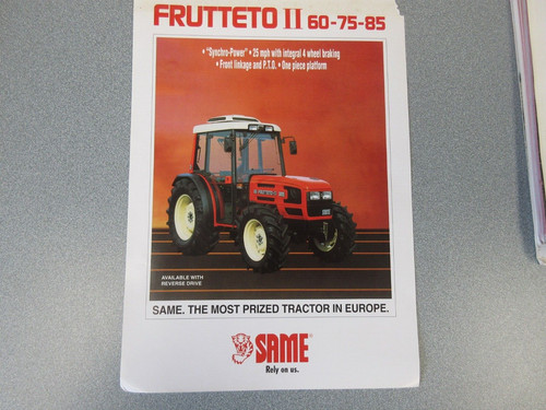 Brochure trattore same - brochure,