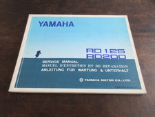 Yamaha RD125 RD200 Workshop service manual manuale officina manuale