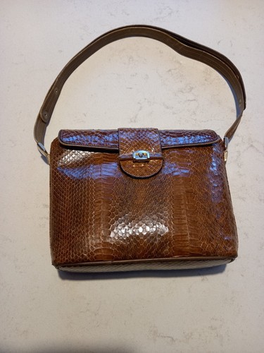 Borsa pitone fattura - pitone,