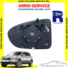 PIASTRA SPECCHIO TERMICO DESTRO CON VETRO NISSAN QASHQAI 2007>2013 SPECCHIETTO 