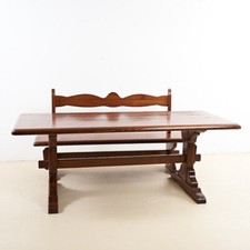 TAVOLO CON PANCA IN LEGNO